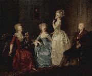 TISCHBEIN, Johann Heinrich Wilhelm Portrat der Grafin Saltykowa und ihrer Familie Spain oil painting artist